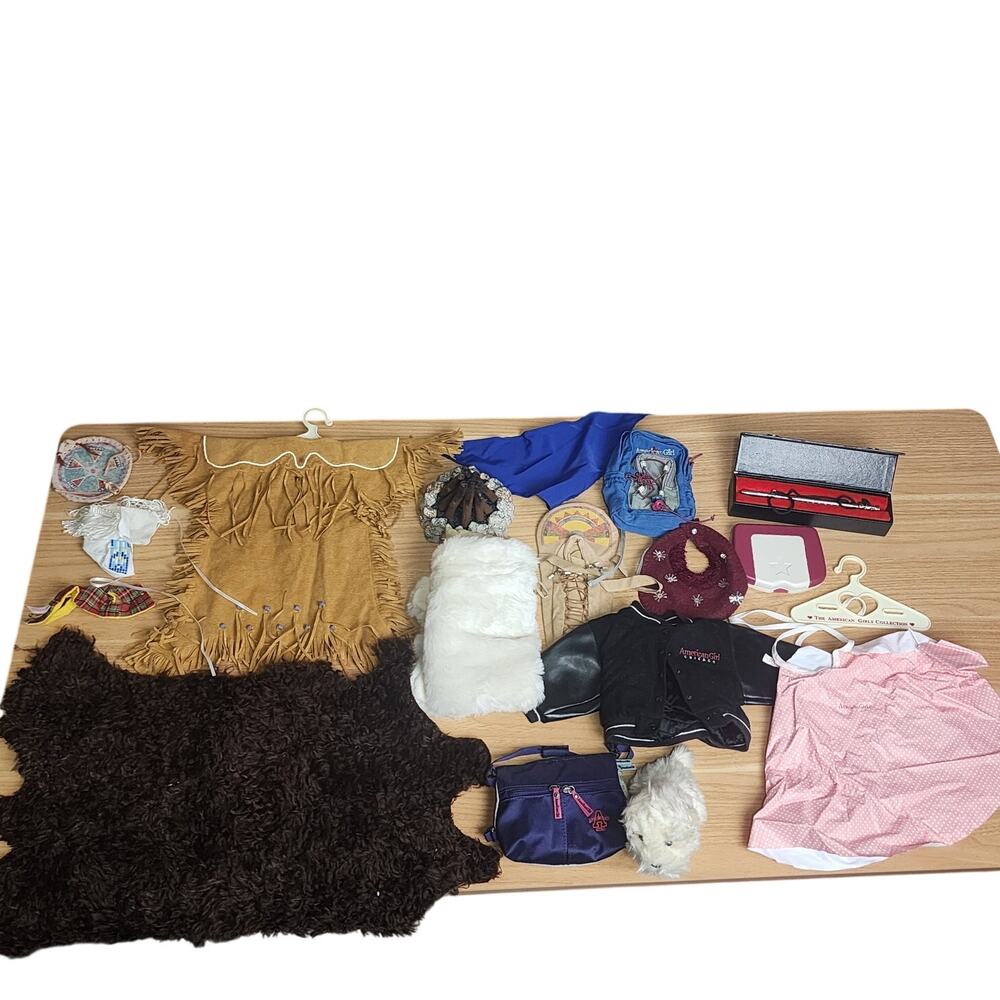 Vintage American Girl Doll clothing and accessories lot of 17